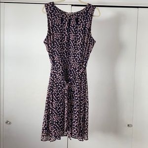 I LE New York Polkadot Dress Blue/ Pink Size 16